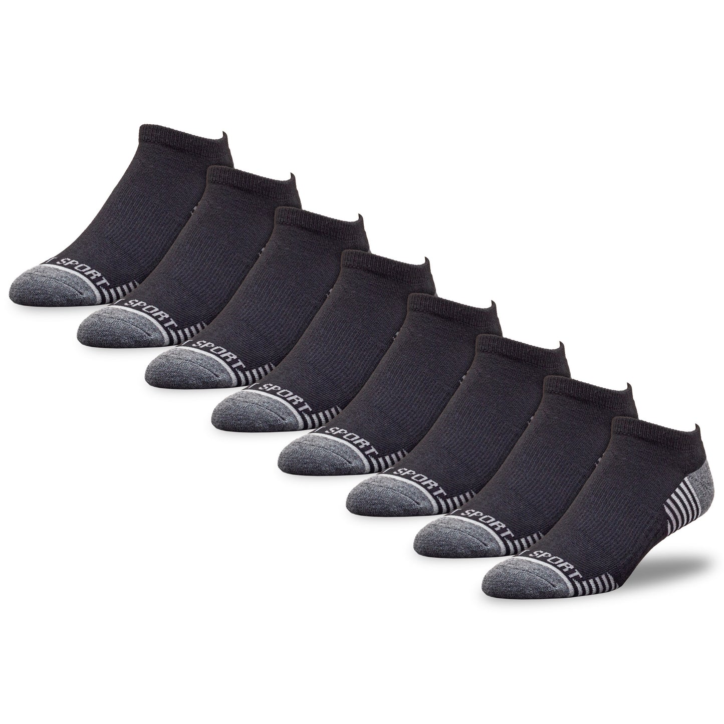 My-T-Sport Men's No Show Socks (4pr)