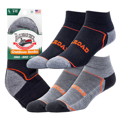 Large Outdoor Quarter Socks (2pr)