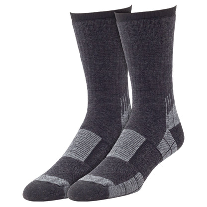 Large Outdoor Merino Wool Crew Socks (2pr)