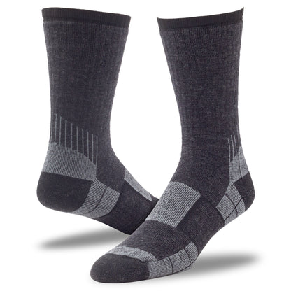 Large Outdoor Merino Wool Crew Socks (2pr)
