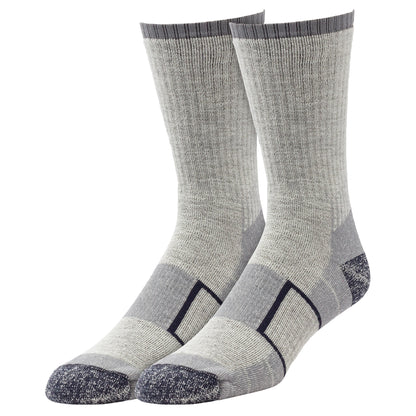 Large Outdoor Merino Wool Crew Socks (2pr)