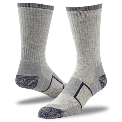 Large Outdoor Merino Wool Crew Socks (2pr)