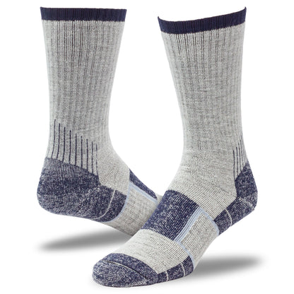 Large Outdoor Merino Wool Crew Socks (2pr)