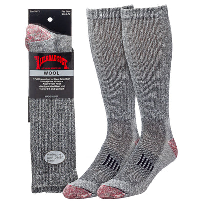 Large Over-the-Calf Merino Wool Socks (1pr)