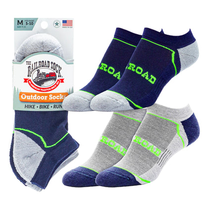 Medium Outdoor No Show Socks (2pr)