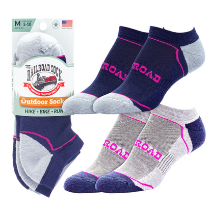 Medium Outdoor No Show Socks (2pr)