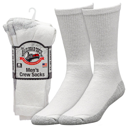 Men's Crew Work Socks (4pr)
