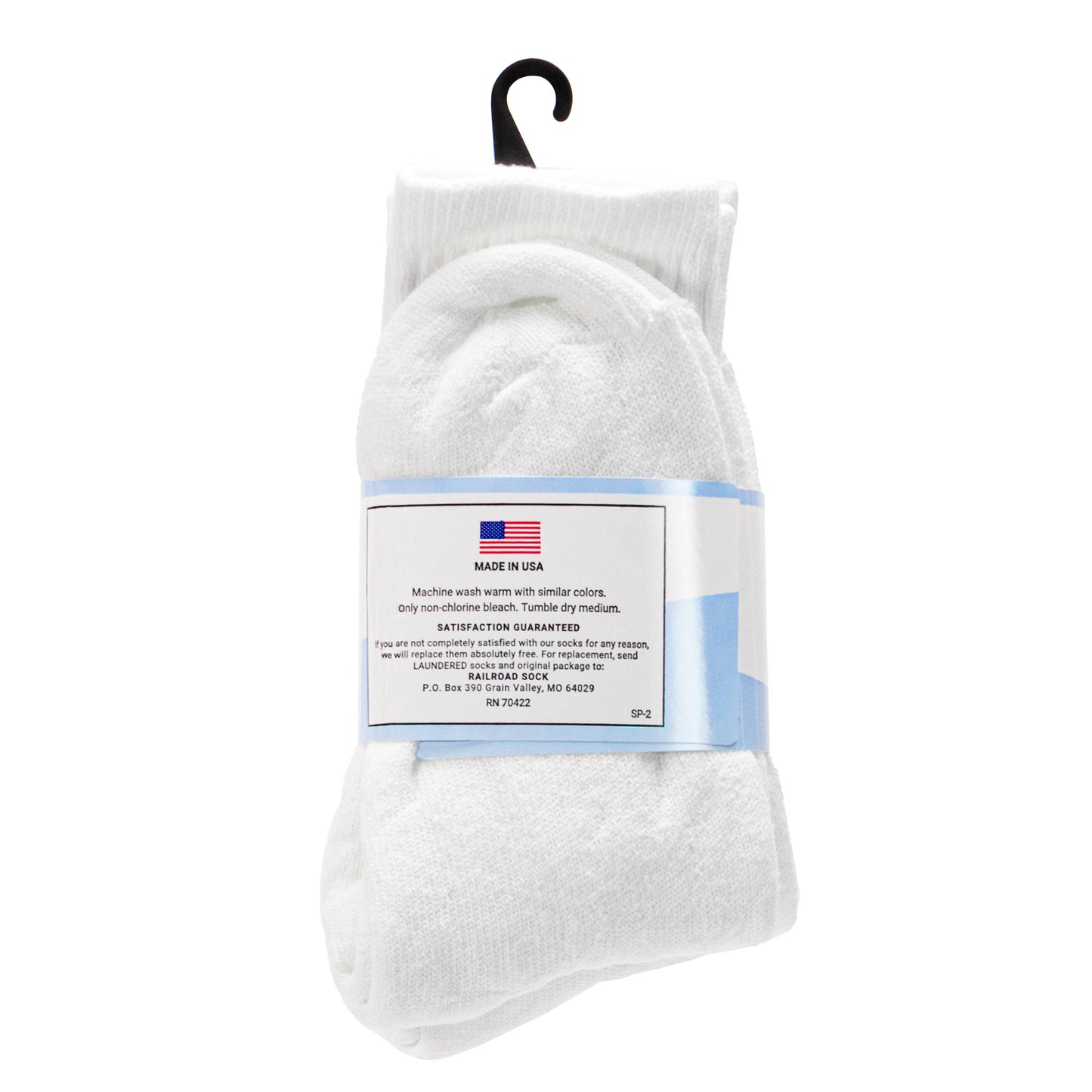 Medium Patriotic USA Crew Socks (2pr)